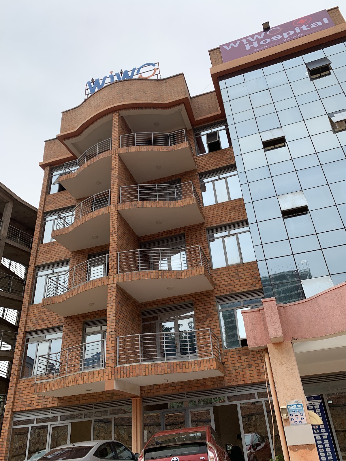 WIWO Specialized Hospital in Kigali — the kind of facility most RAMA-covered employees end up using