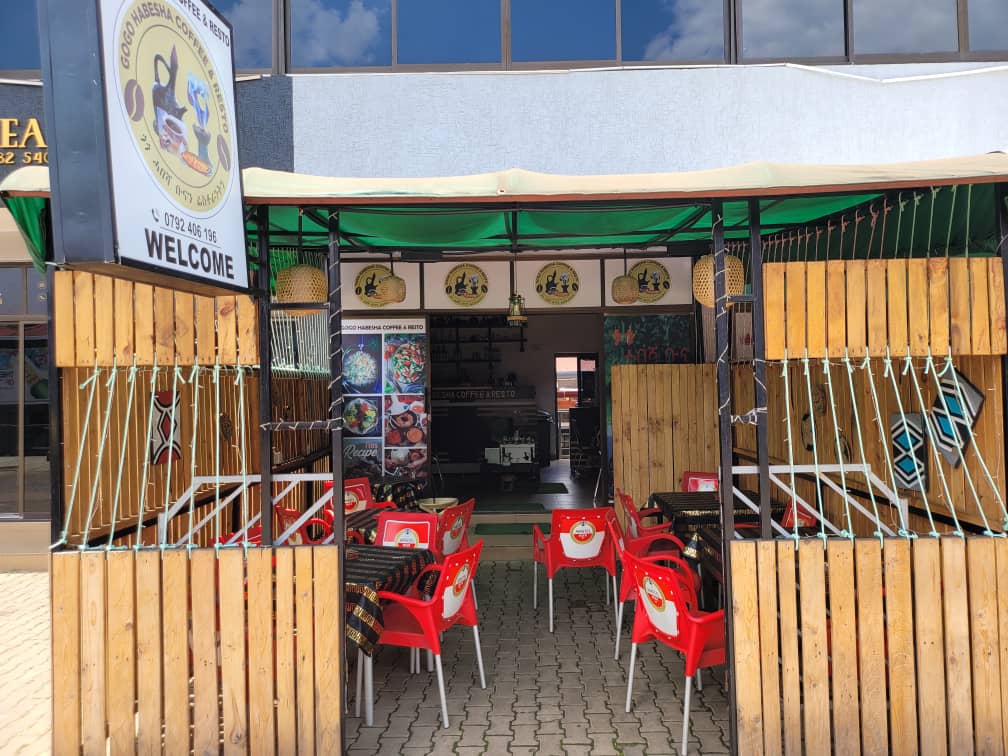 Gogo Habesha Coffee & Restaurant in Remera — the small Ethiopian-community anchor café in Kigali