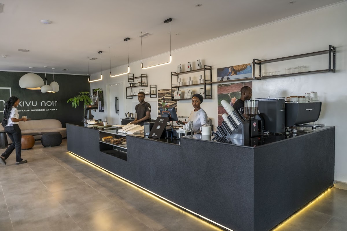 Kivu Noir in Kacyiru Sud — one of the specialty roasters anchoring Kigali's coffee block