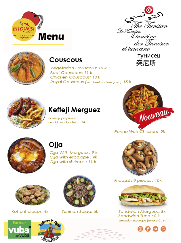 Ettounsi Resto ( catering and home delivery) )